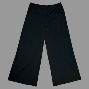 Arolina Women’s XXL Black Palazzo Pants Wide Leg Stretch Lounge Yoga Travel